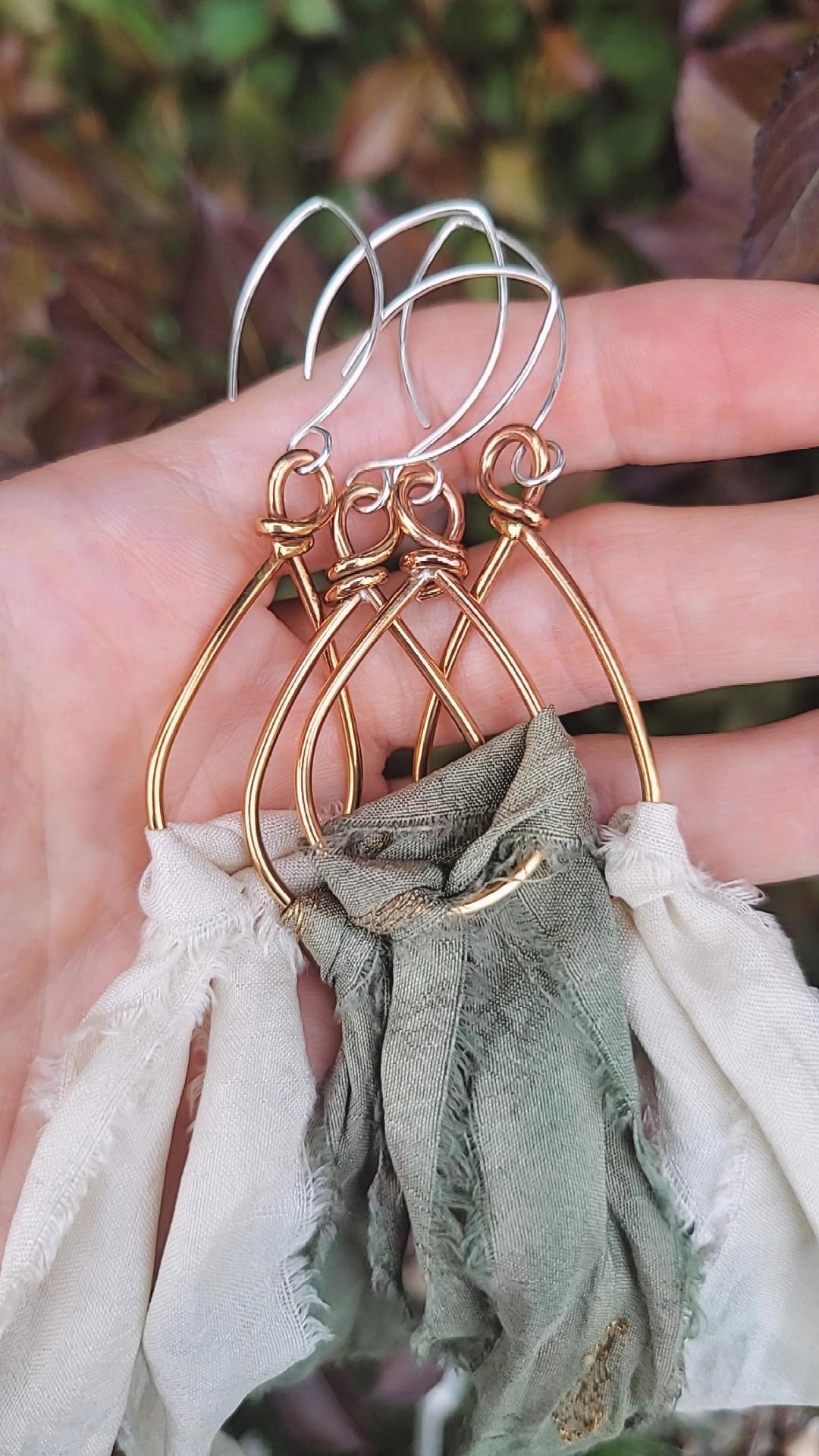 Sari Silk Earrings