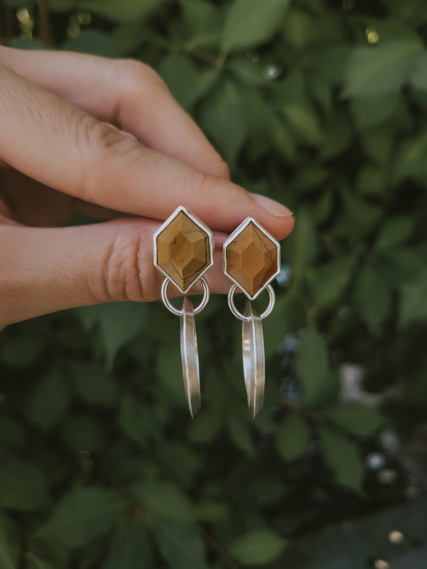 Nevada Jasper Stud Earrings