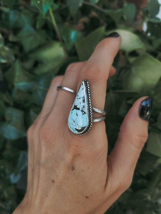 Turquoise Teardrop Ring