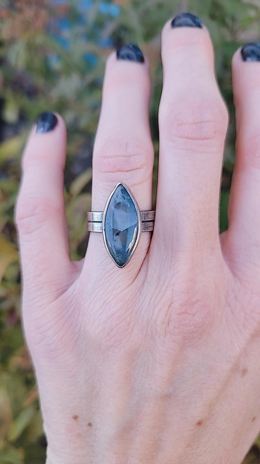 Ochoco Moss Agate Ring