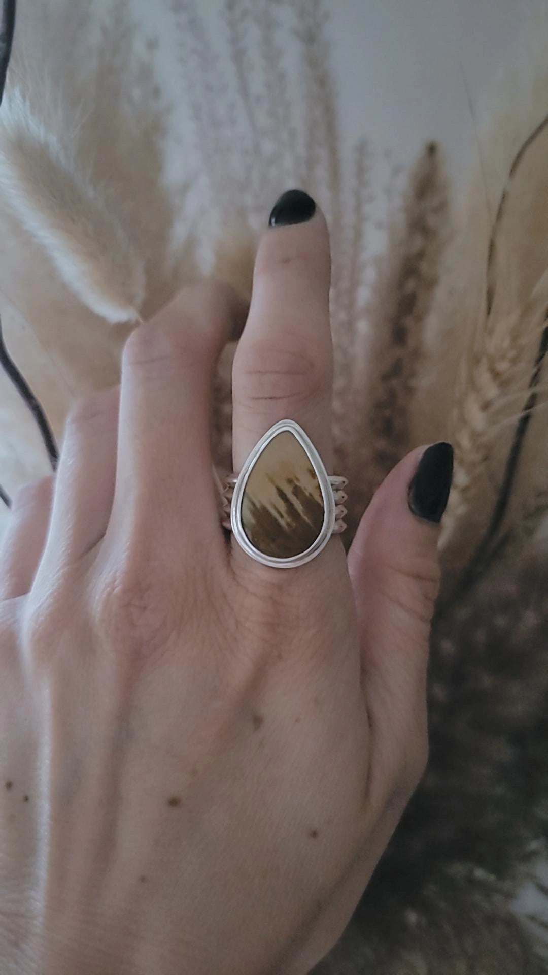 Owyhee Jasper Ring