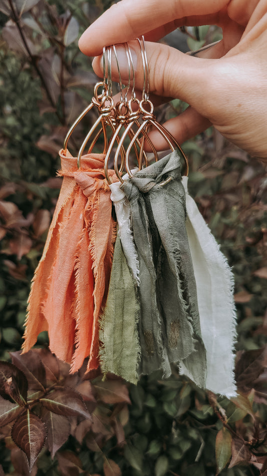 Sari Silk Earrings